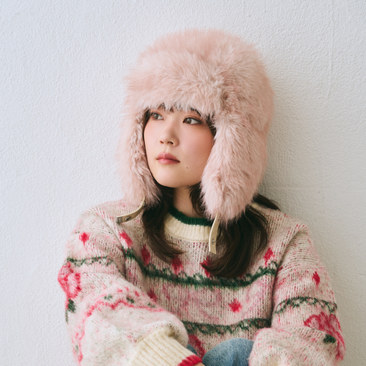 冬の主役、ファー帽子