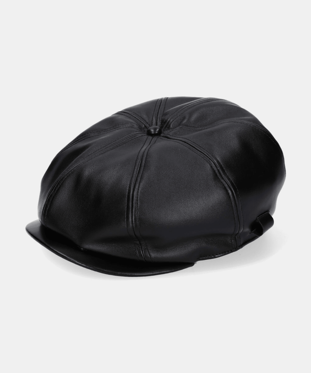 KANGOL Faux Leather Cap