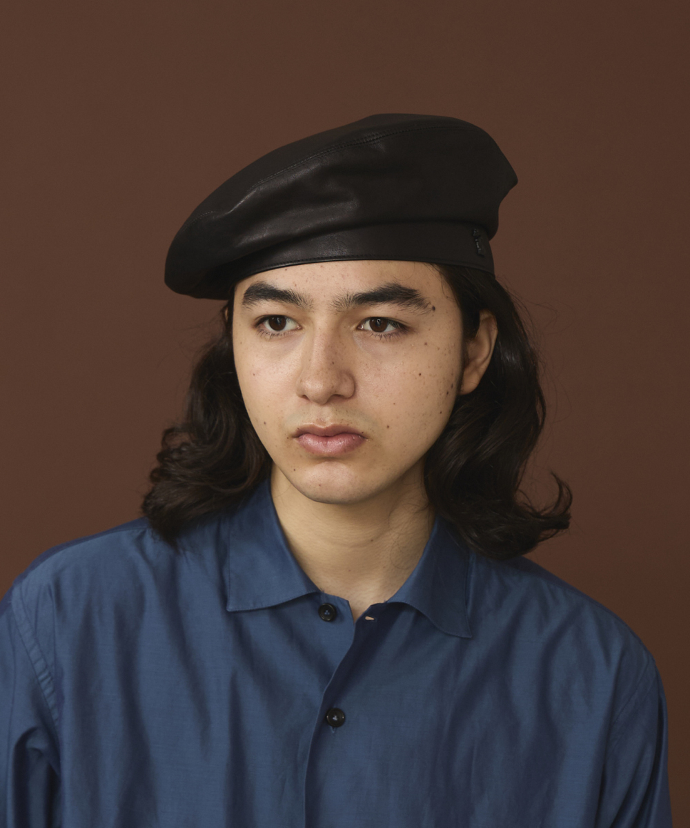 arth Leather Beret