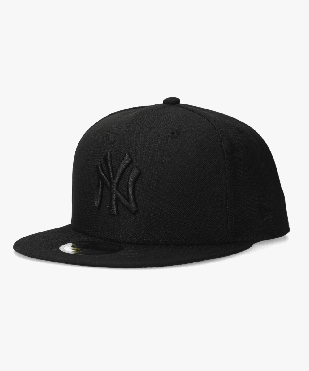 NEW ERA BLACK CUSTOM | 7 1/8(55) BLK BLK (01) | NEW ERA 