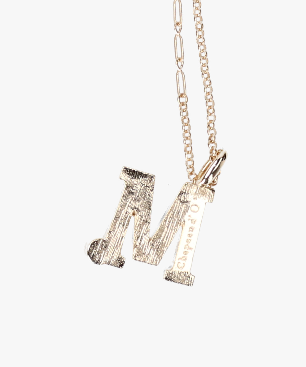 Chapeau d' O INITIAL NECKLACE