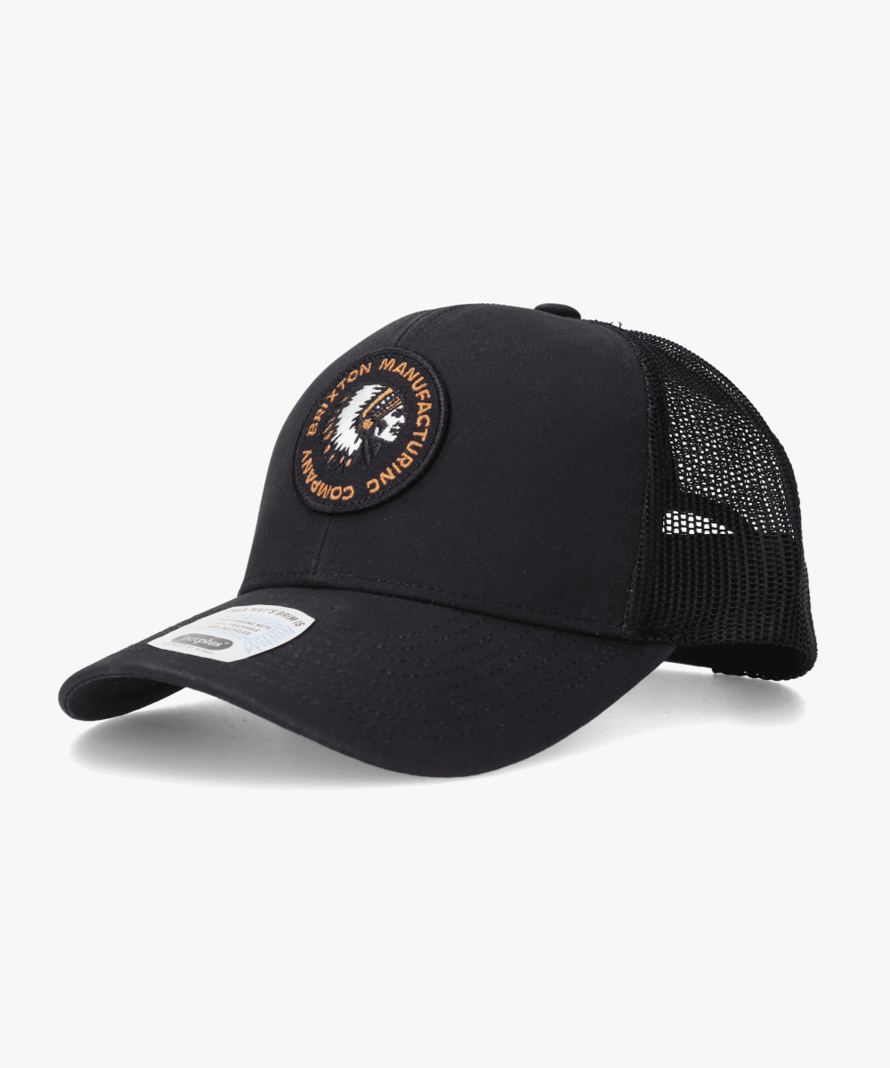 BRIXTON STAMP X MP TRUCKER HAT | O/S(98) BLACK (01) | BRIXTON