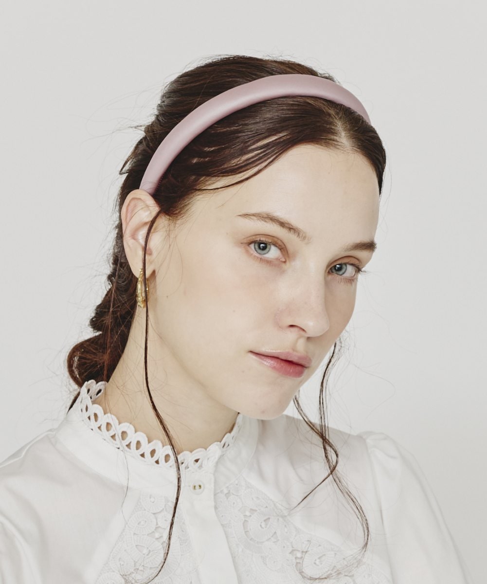 Chapeau d' O Satin Thin Headband | FREE(99) BLACK (01) | Chapeau d 