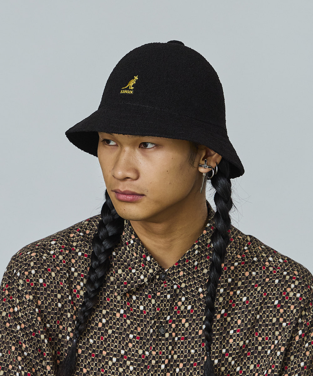 KANGOL BERMUDA CASUAL | S(06) *BLACK (01) | KANGOL / カンゴール