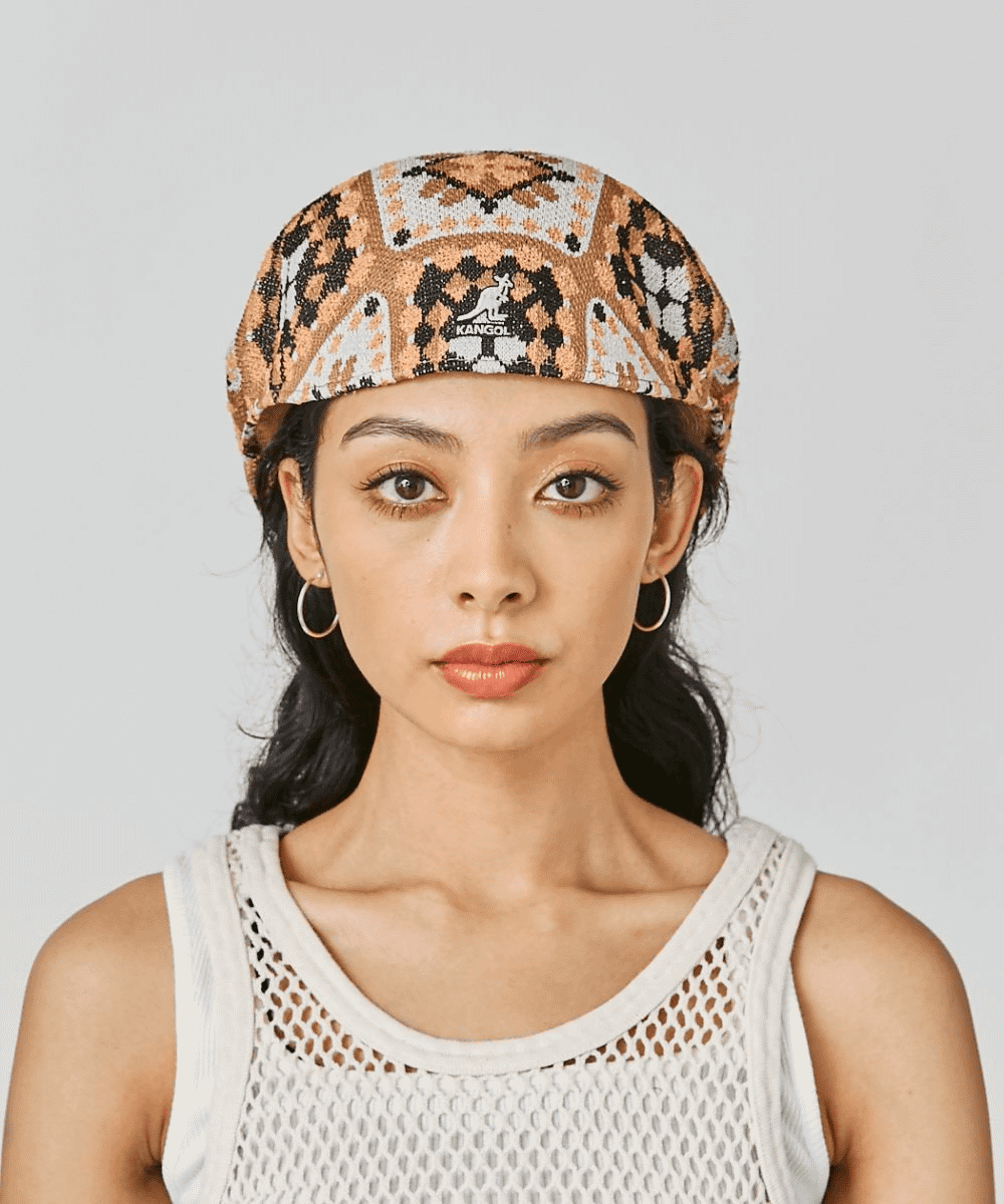 TAN MULTI 　モデル頭囲：55.5cm　着用サイズ：L