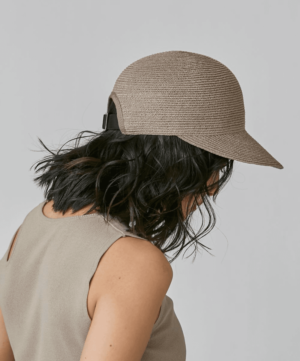 Linen Braid Hat （リネン ブレード ハット）PK オリーブ