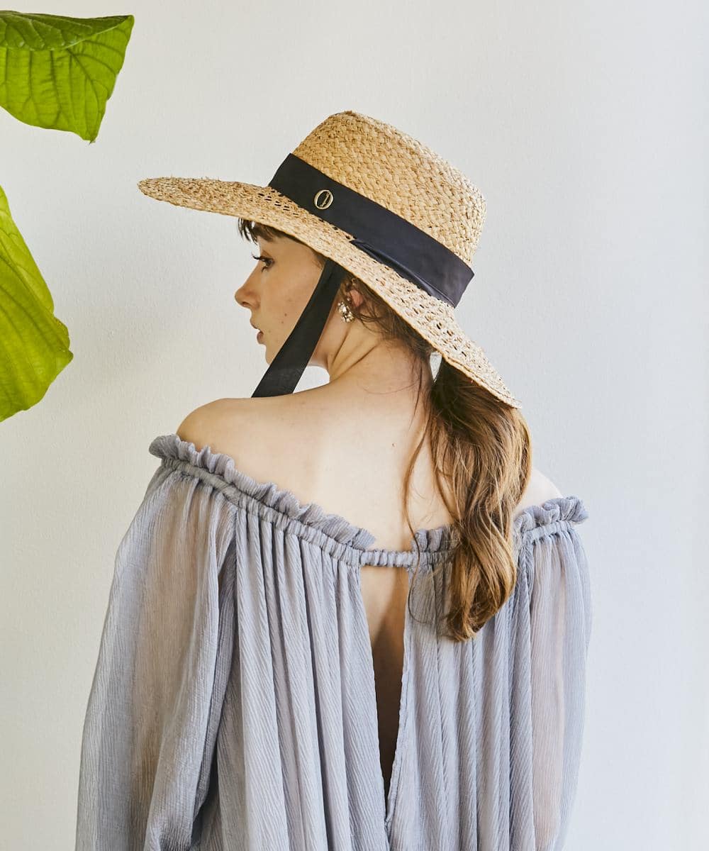 Chapeau d' O Raffia Lace Capeline