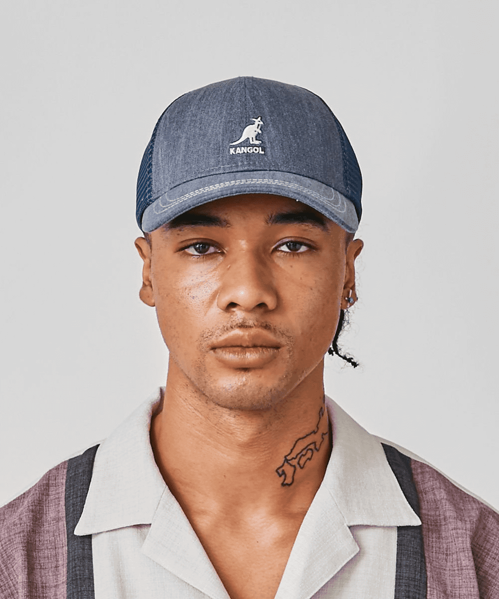 KANGOL DISTRESSED COTTON MESH BB
