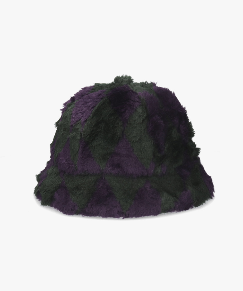 NEEDLES Bermuda Hat Argyle | M(07) A-Green/Purple (53) | NEEDLES