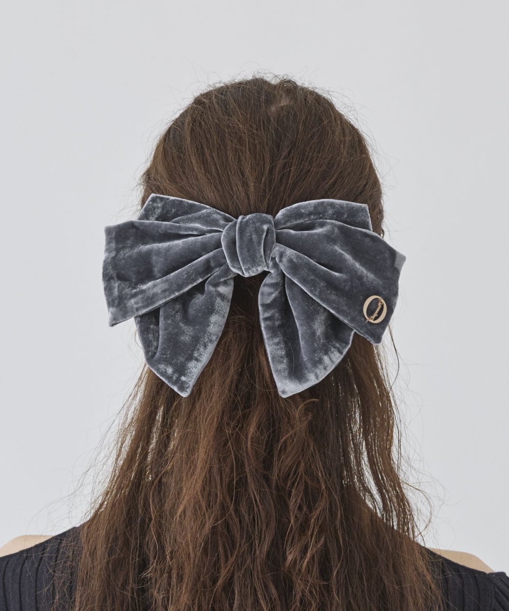 Chapeau d' O  Velvet Big Ribbon D.Clip