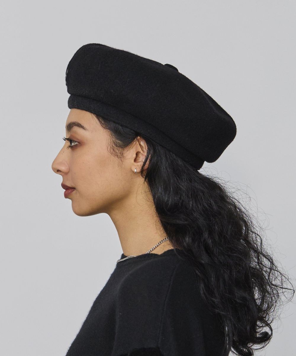 KANGOL WOOL JAX BERET | M(07) BLACK (01) | KANGOL / カンゴール 