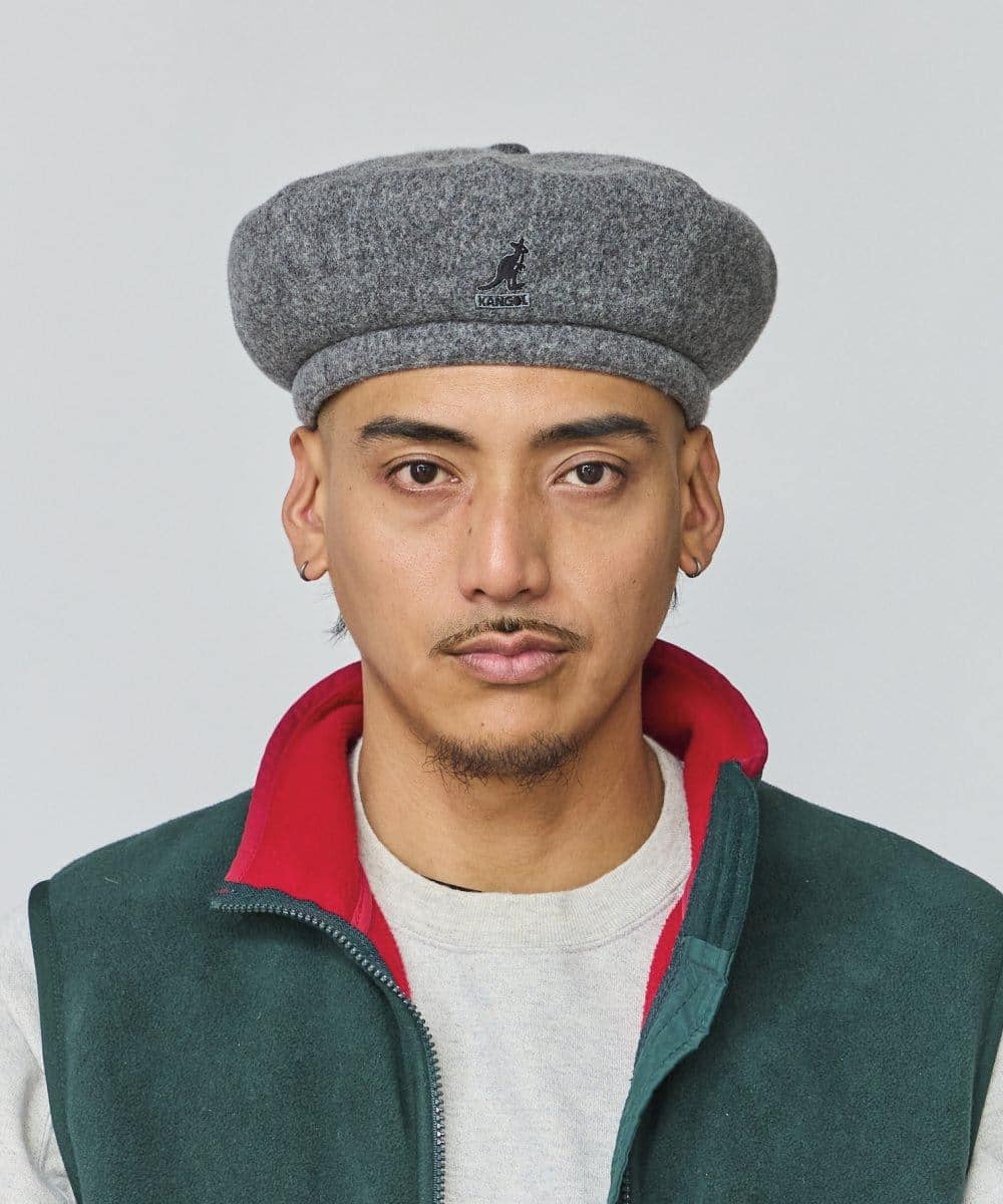 KANGOL WOOL JAX BERET | M(07) BLACK (01) | KANGOL / カンゴール