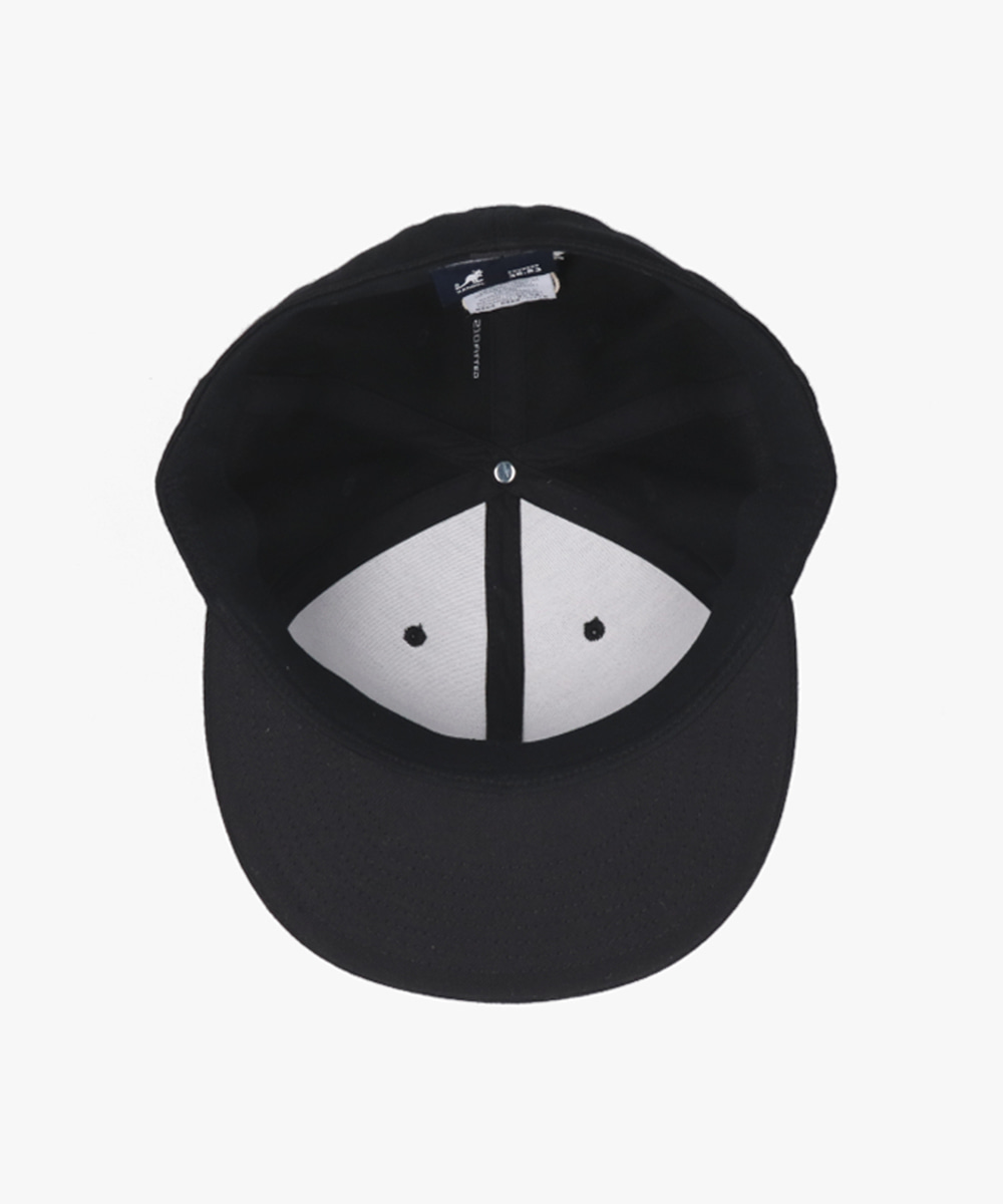 KANGOL FLEXFIT FLAT PEAK BASEBALL | L/XL(08) BLACK (01) | KANGOL