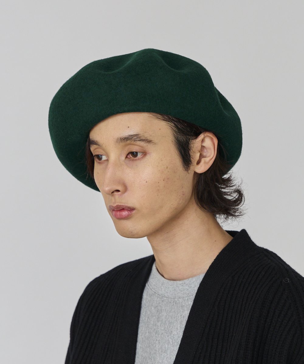 ELLE Japon12月号掲載】OVERRIDE KNIT FELT OBAN BERET | 58cm(58