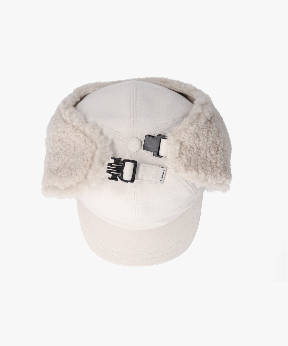 OVERRIDE REC MOUTON EARFLAP CAP SG | 58cm(58) BROWN (91) | OVERRIDE /  オーバーライド | キャップ | ｜帽子通販｜OVERRIDE(オーバーライド）公式オンラインストア