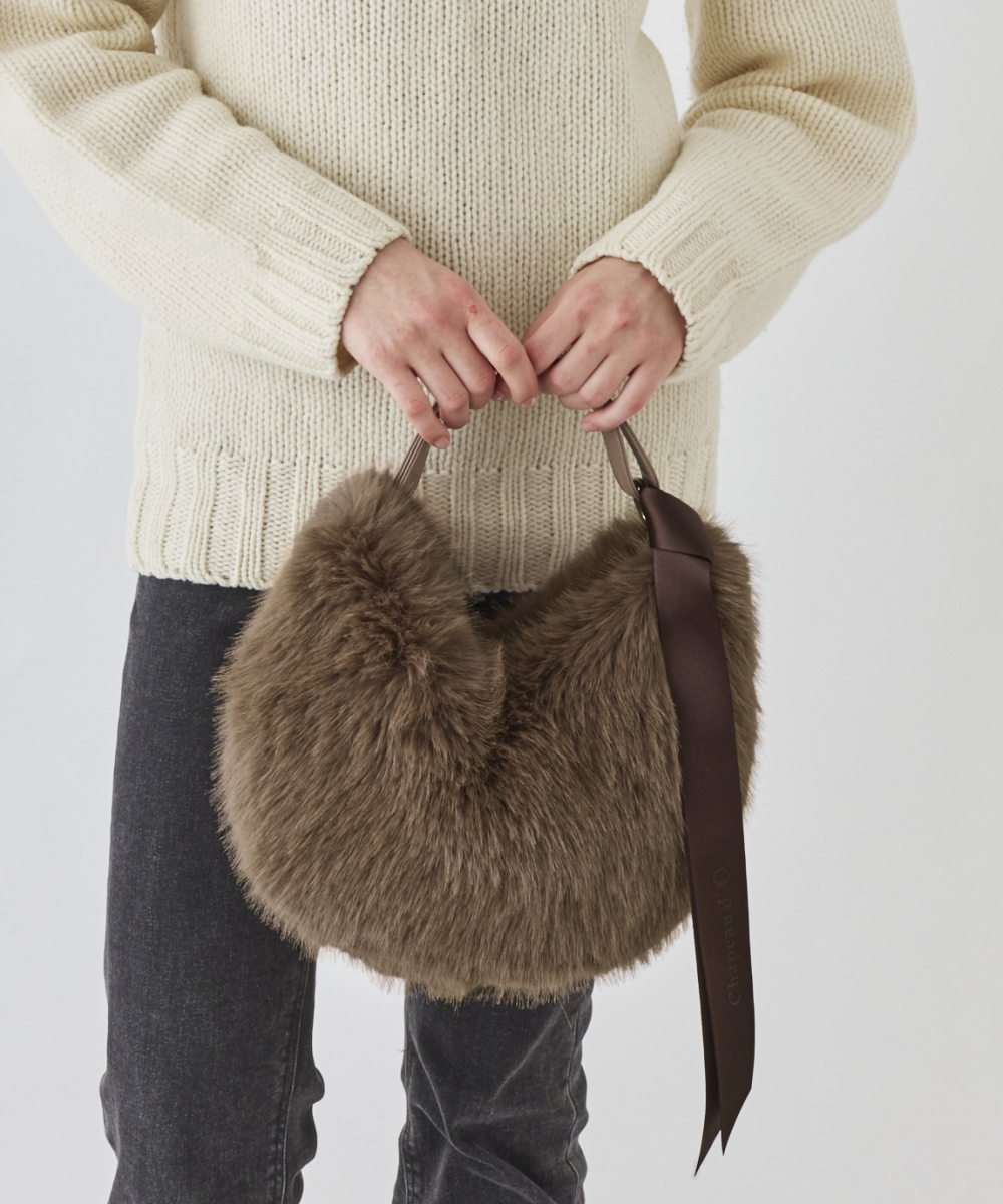 【予約】Chapeau d' O  One Handle Fur Bag