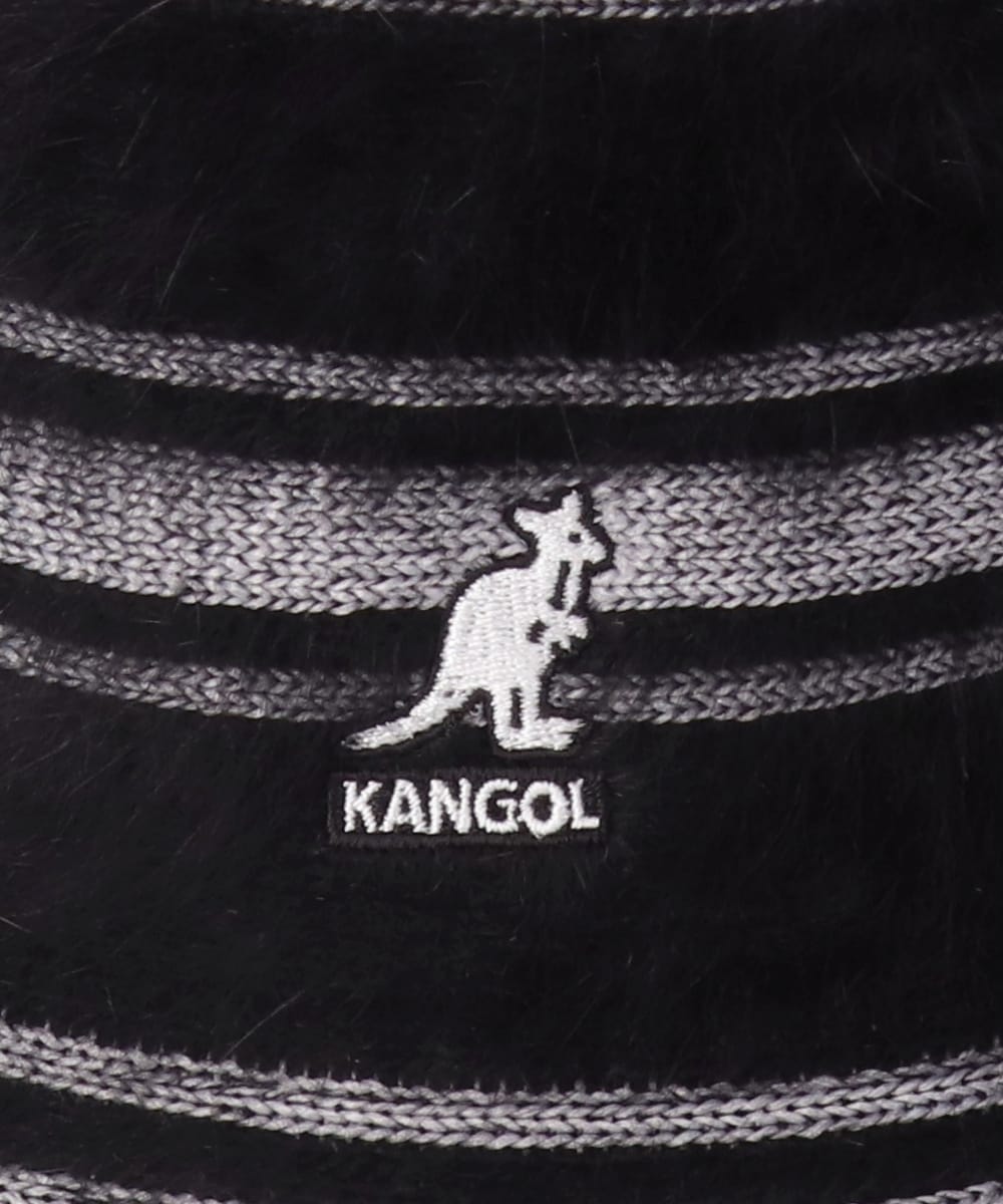 KANGOL FURGORA POP STRIPE CASUAL | M(07) BLACK/WHITE (01) | KANGOL
