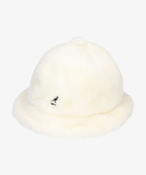 KANGOL FAUX FUR CASUAL | S(06) BLACK (01) | KANGOL / カンゴール 