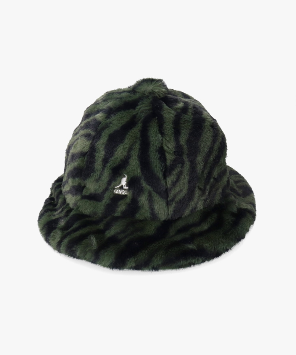 KANGOL FAUX FUR CASUAL | S(06) BLACK (01) | KANGOL / カンゴール 