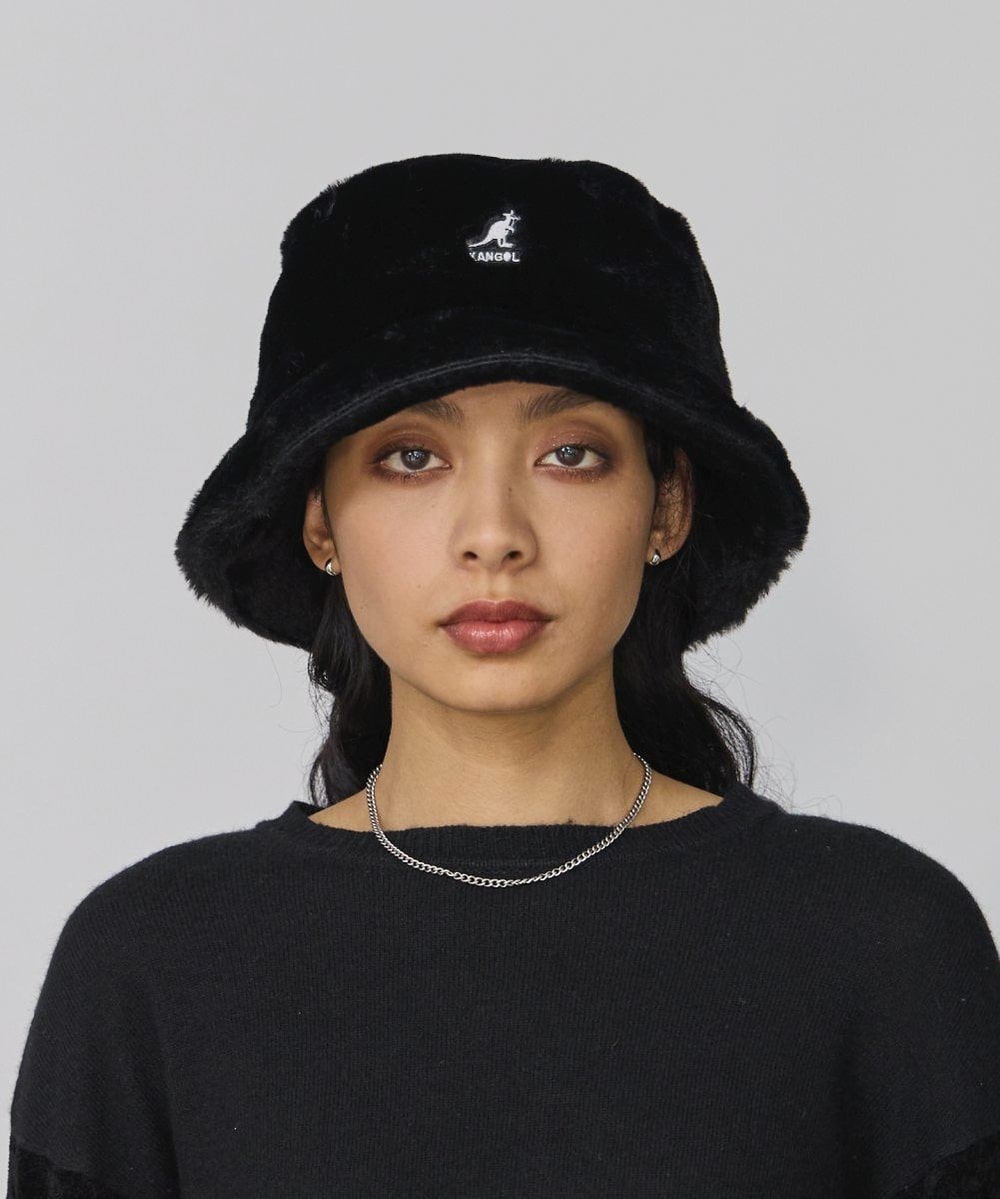 KANGOL FAUX FUR BUCKET