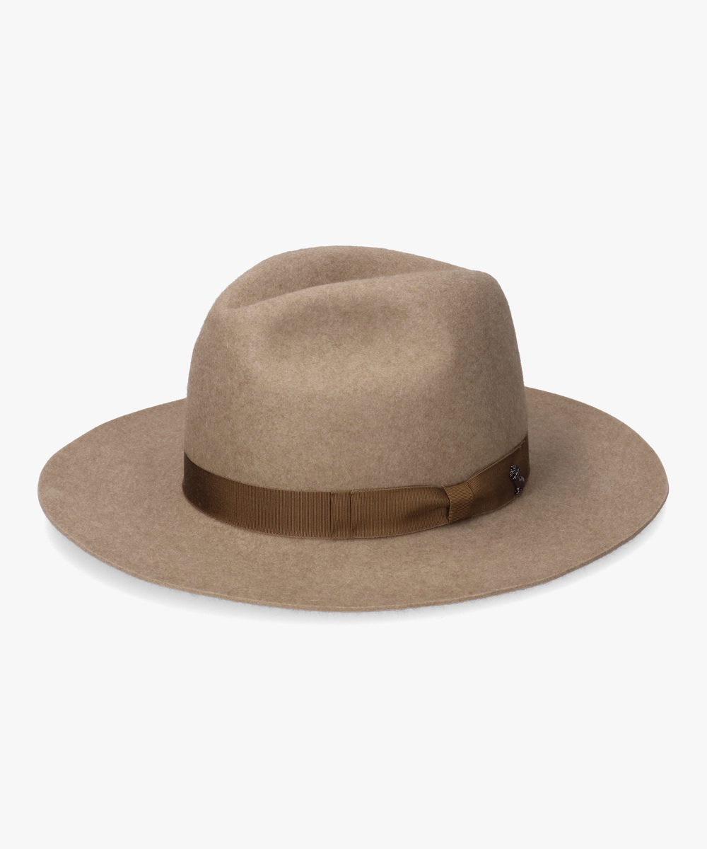 arth  Beaver Long Brim Fedora