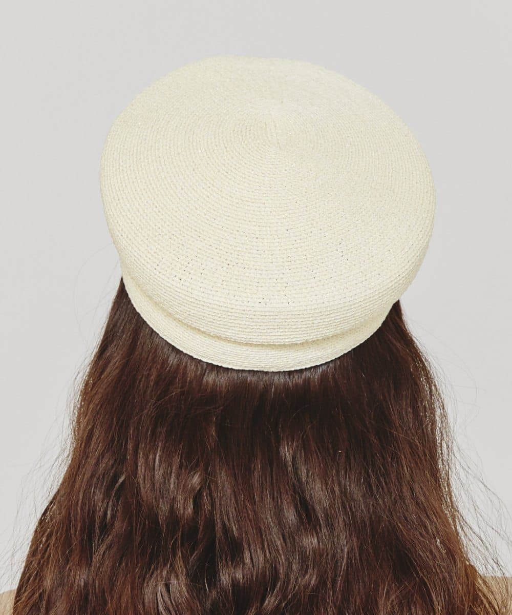 Chapeau d' O Lame Silk Braid Marine Cas