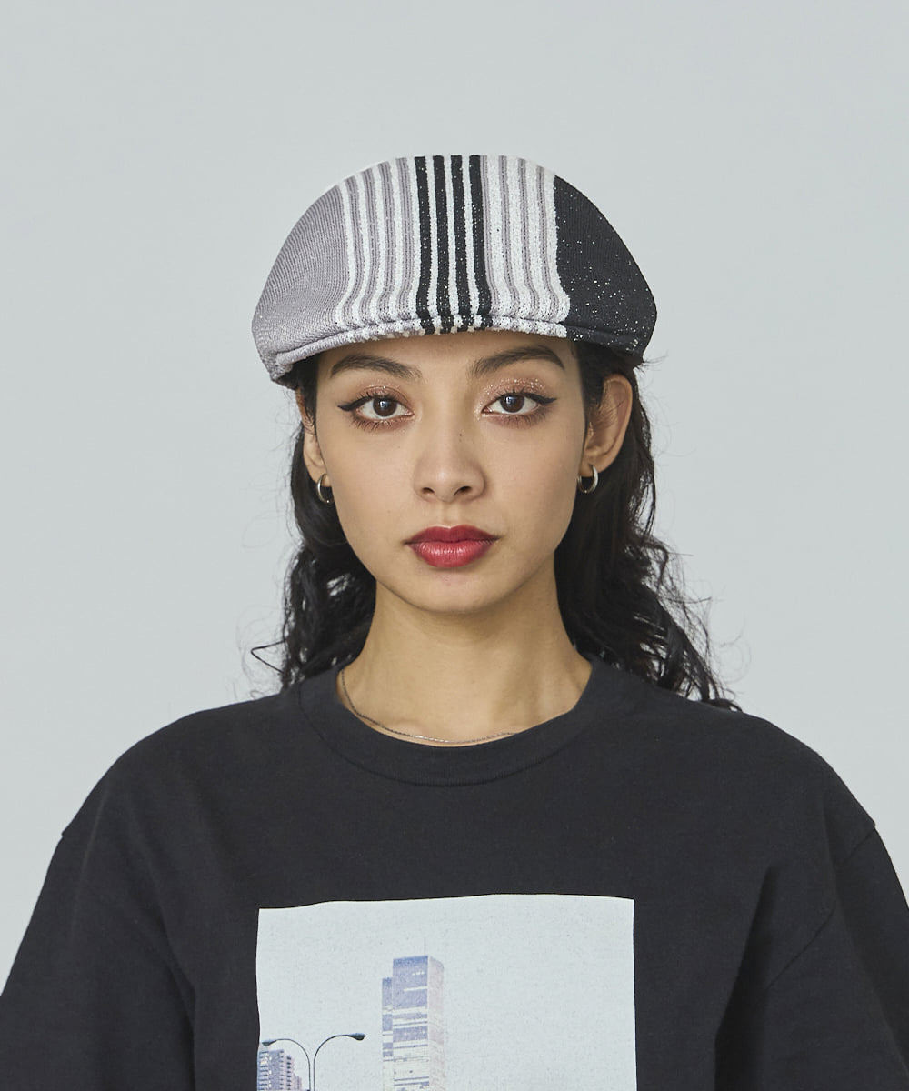 men's FUDGE6月号掲載】KANGOL LEAGUE 507 | M(07) GREY/BLACK (01 