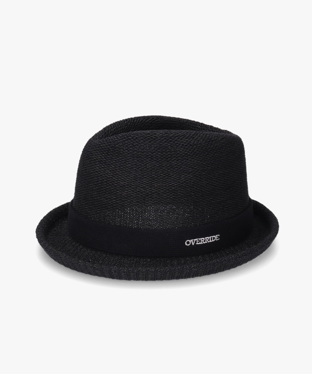 OVERRIDE PAPER KNIT FEDORA