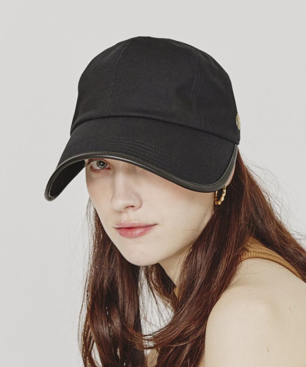 Chapeau d' O Canvas Wide Cap | 56cm～58cm(97) BLACK (01) | Chapeau