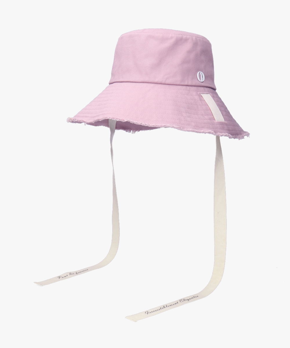 Chapeau d' O Washed Fringe Hat | 57.5cm(75) WHITE (06) | Chapeau d 