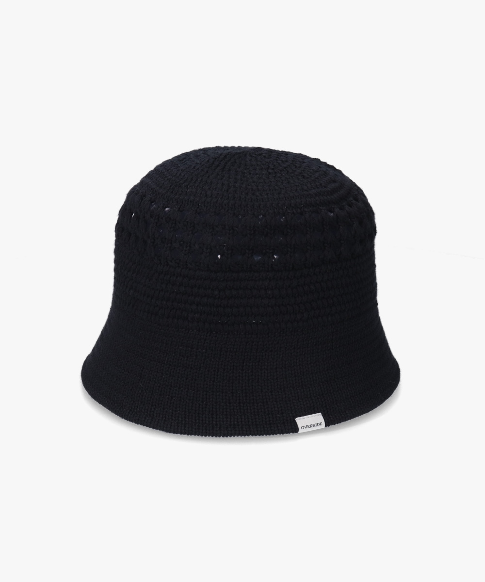 OVERRIDE OGC KUFI KNIT HAT | 58cm(58) BLACK (01) | OVERRIDE 