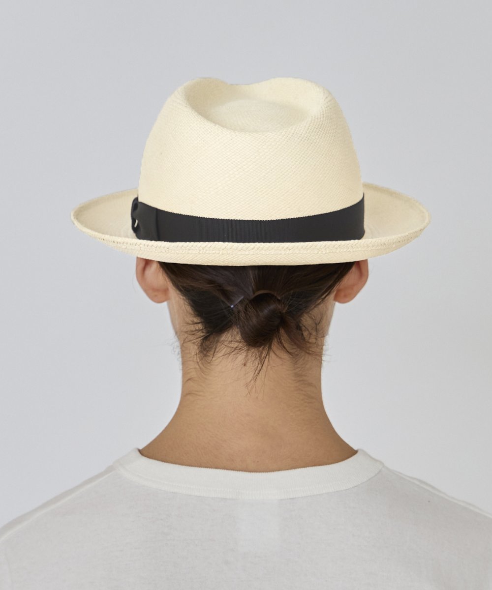 NAVYS vol.11掲載】OVERRIDE PANAMA FEDORA | 58cm(58) WHITE (06 