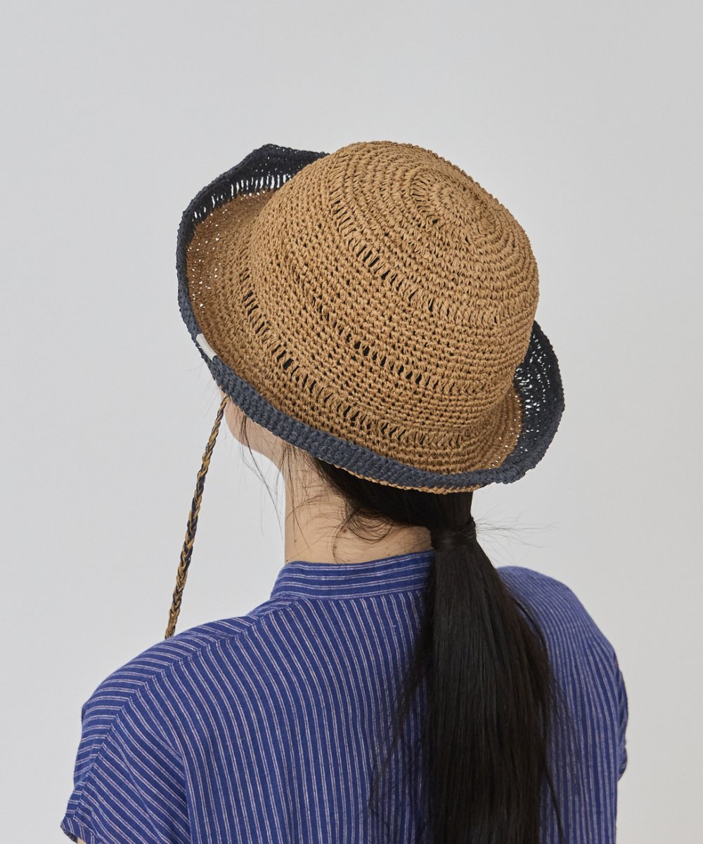 Ginzamag.com掲載商品】OVERRIDE WS PAPER CROCHET HAT | 57.5cm(75 