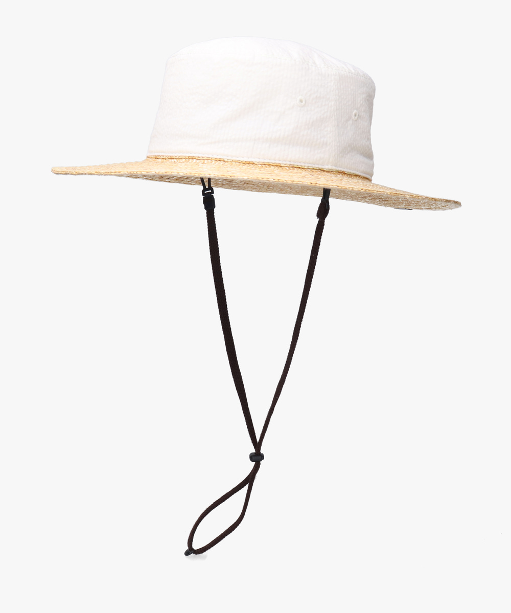 OVERRIDE STRAW&SUCKER FLAT HAT SGP