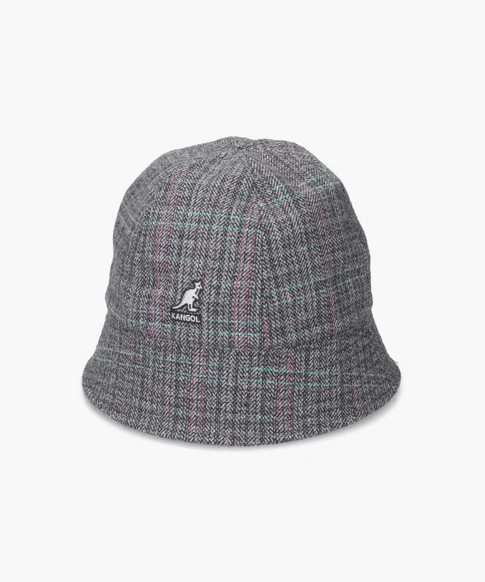 KANGOL WARPED HERRINGBONE DOME HAT