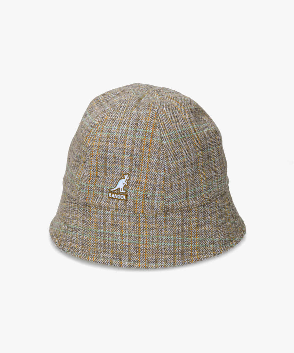 KANGOL WARPED HERRINGBONE DOME HAT