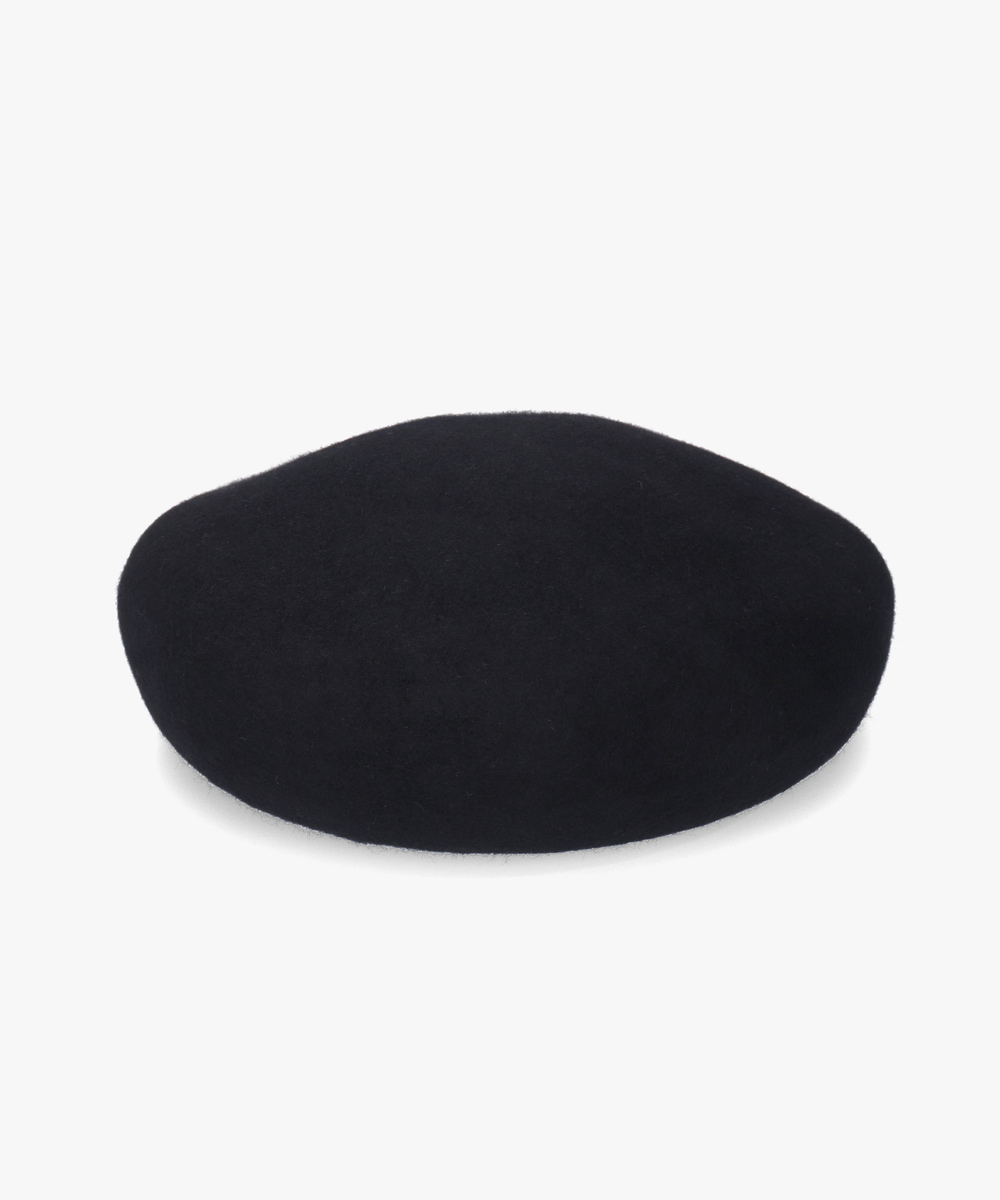 OVERRIDE  KNIT FELT OBAN BERET