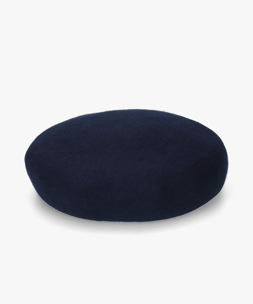 OVERRIDE  KNIT FELT OBAN BERET