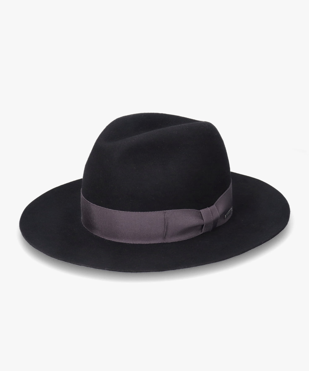 OVERRIDE  FELT FEDORA L.BRIM