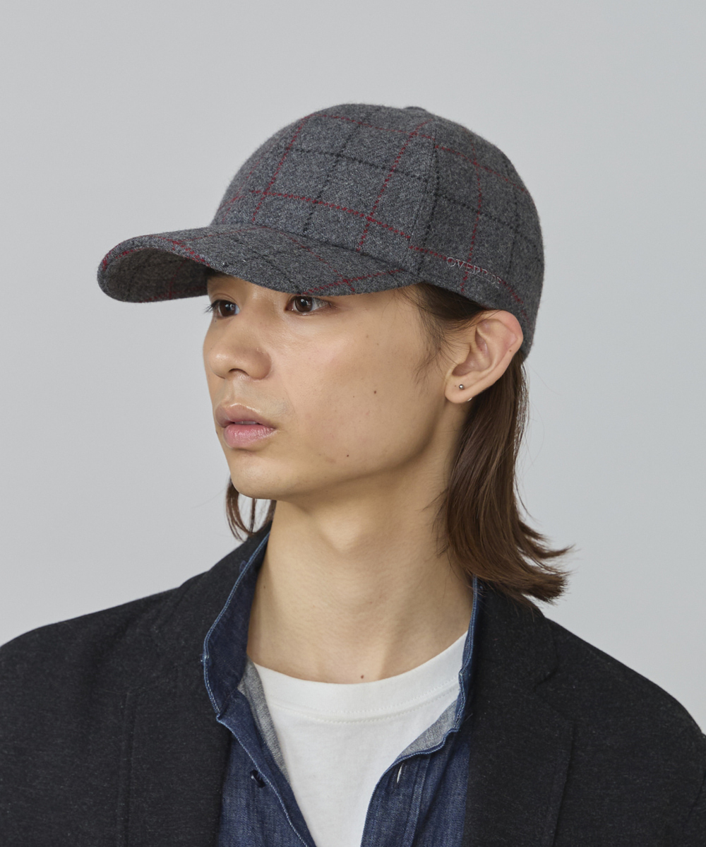 GRAY PLAID 　モデル頭囲：54cm　着用サイズ：57cm～59cm