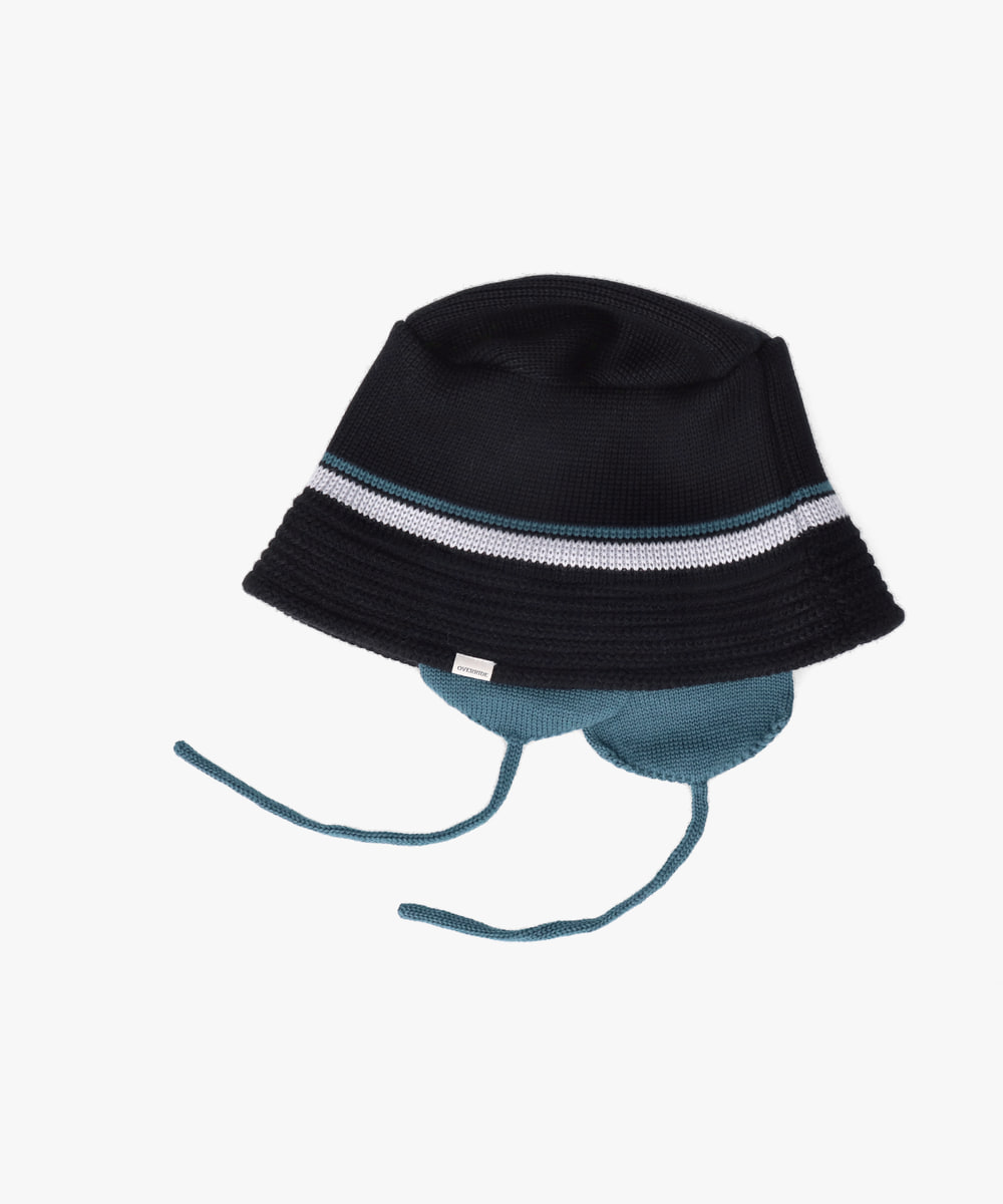 OVERRIDE  EARFLAP KNIT BUCKET