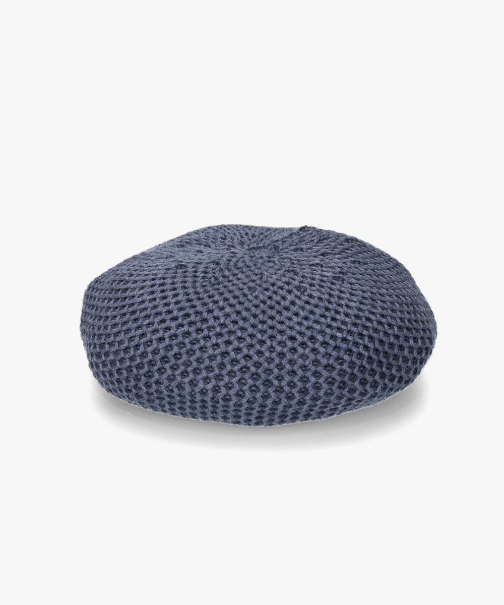 OVERRIDE  HONEYCOMB KNIT BERET SG