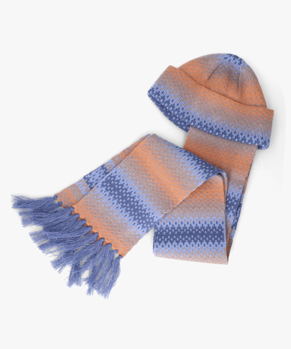 OVERRIDE  KNIT WINTER SCARF WATCH SG