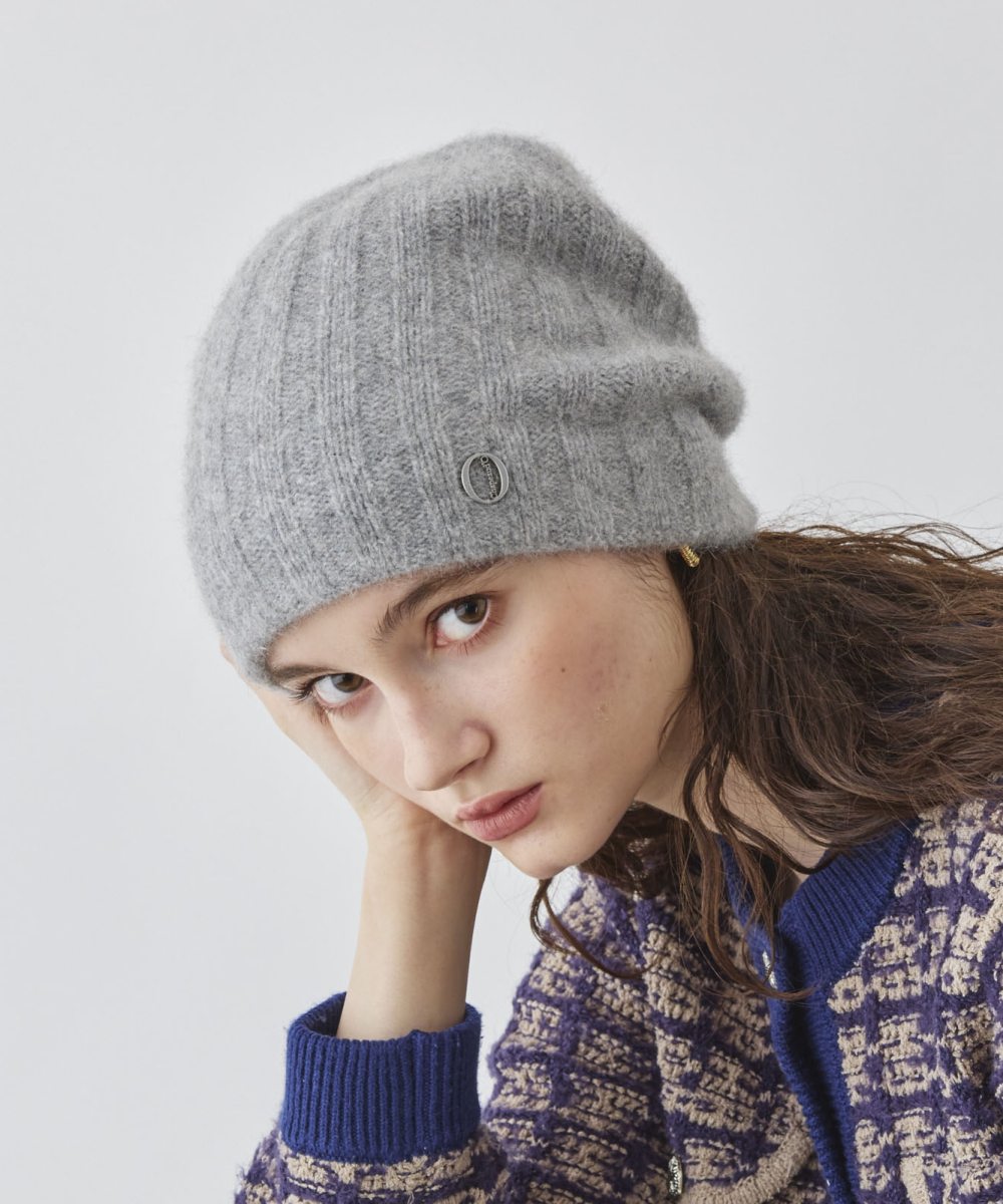 Chapeau d' O Fox Rib Knit Beanie