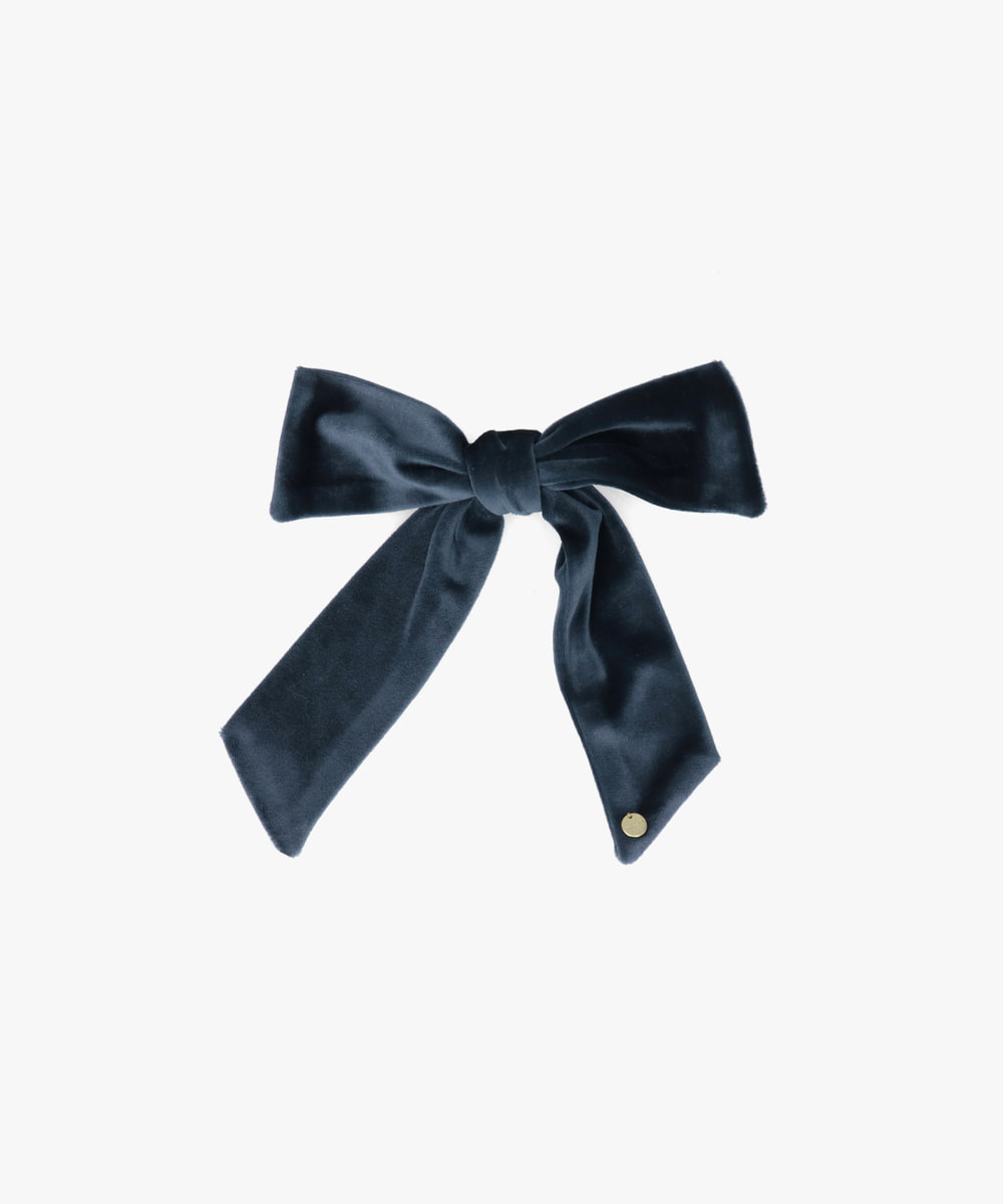 Chapeau d' O Velour Ribbon D.Clip：NAVY