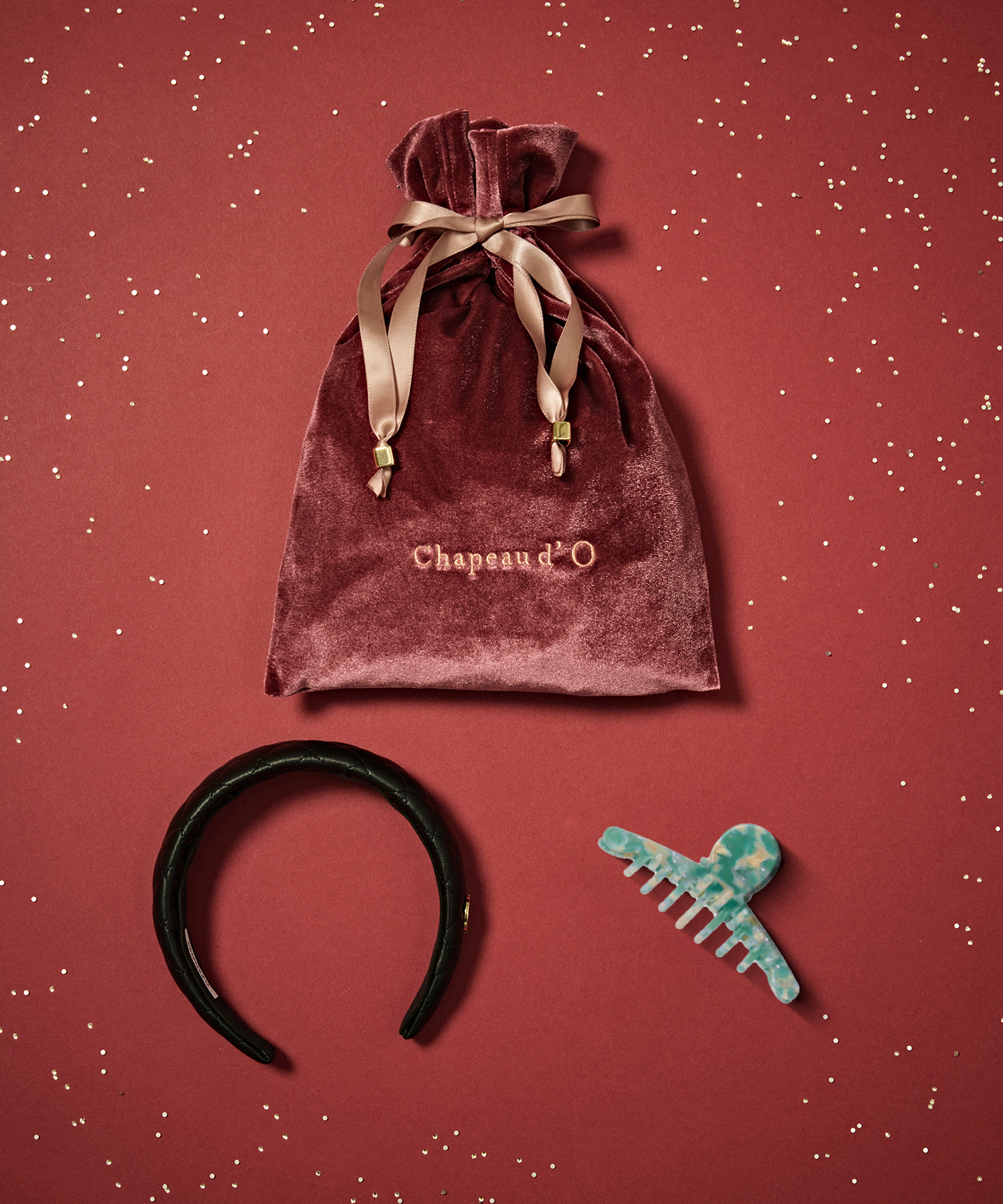 Chapeau d' O Xmas Pouch Set B