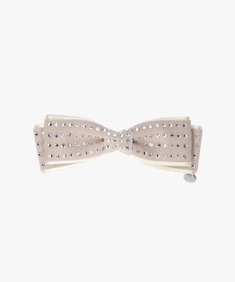 Chapeau d' O  Crystal Ribbon Barrette