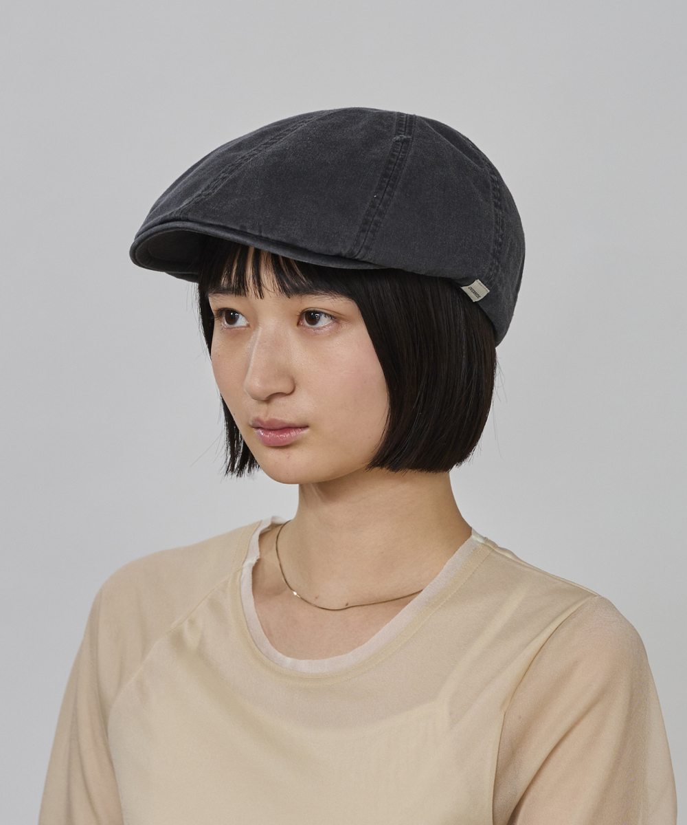 BLACK 　モデル頭囲：55.5cm　着用サイズ：58cm