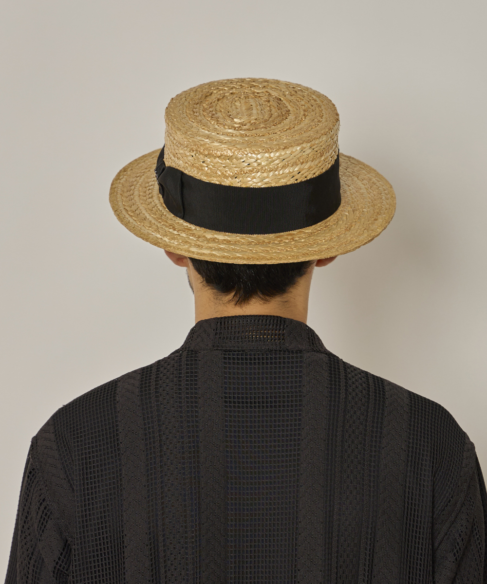 arth アース カンカン帽 帽子 日本製 59㎝ （arth Vintage Strow