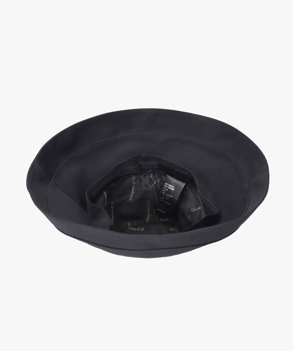 Chapeau d' O  T/C Compact Capeline | 56cm(56) BLACK (01) | Chapeau